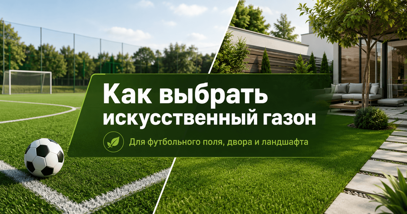 Жасанды газонды қалай таңдауға болады: футбол алаңы, аула және ландшафт үшін | Sporto Rico